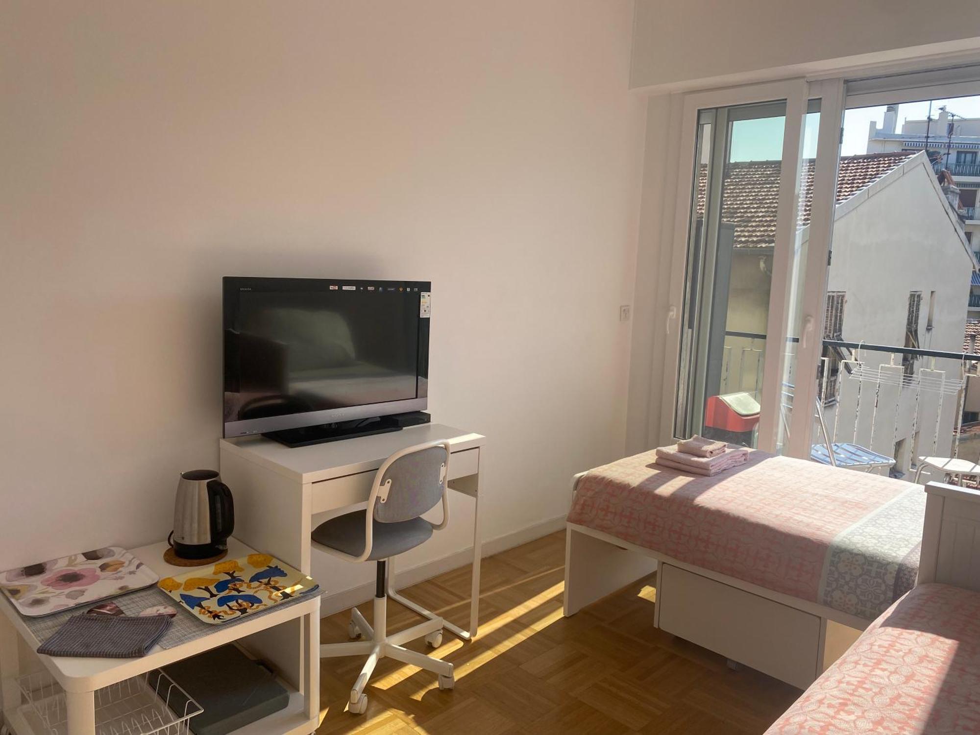 Mirela'S Private Room With Key, Ac, Lift & Balcony In The Center Of Nice On The Cote D'Azur Exteriér fotografie